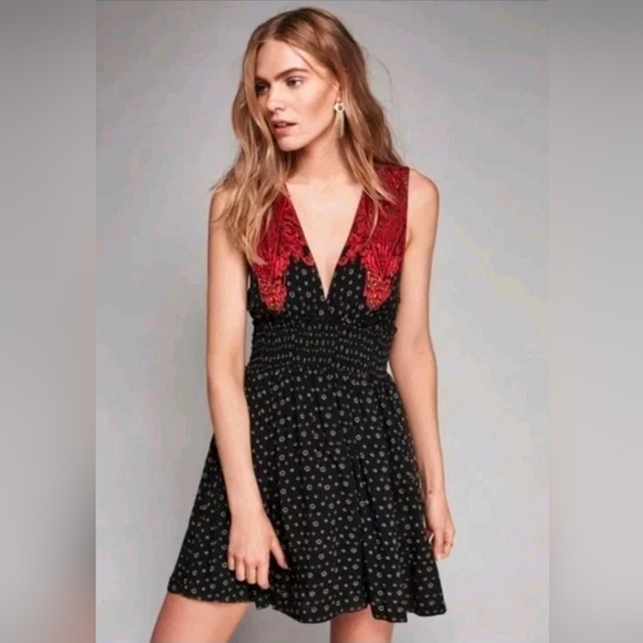Free People Dresses & Skirts - Free People Walking Through My Dreams Mini Dress Fit & Flare Medium